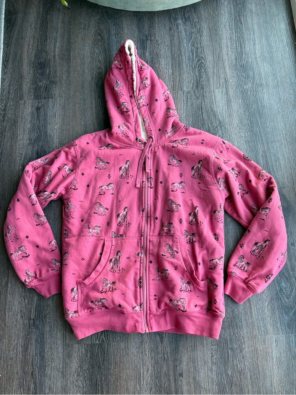 Like New Blue Mountain Horse Hoodie